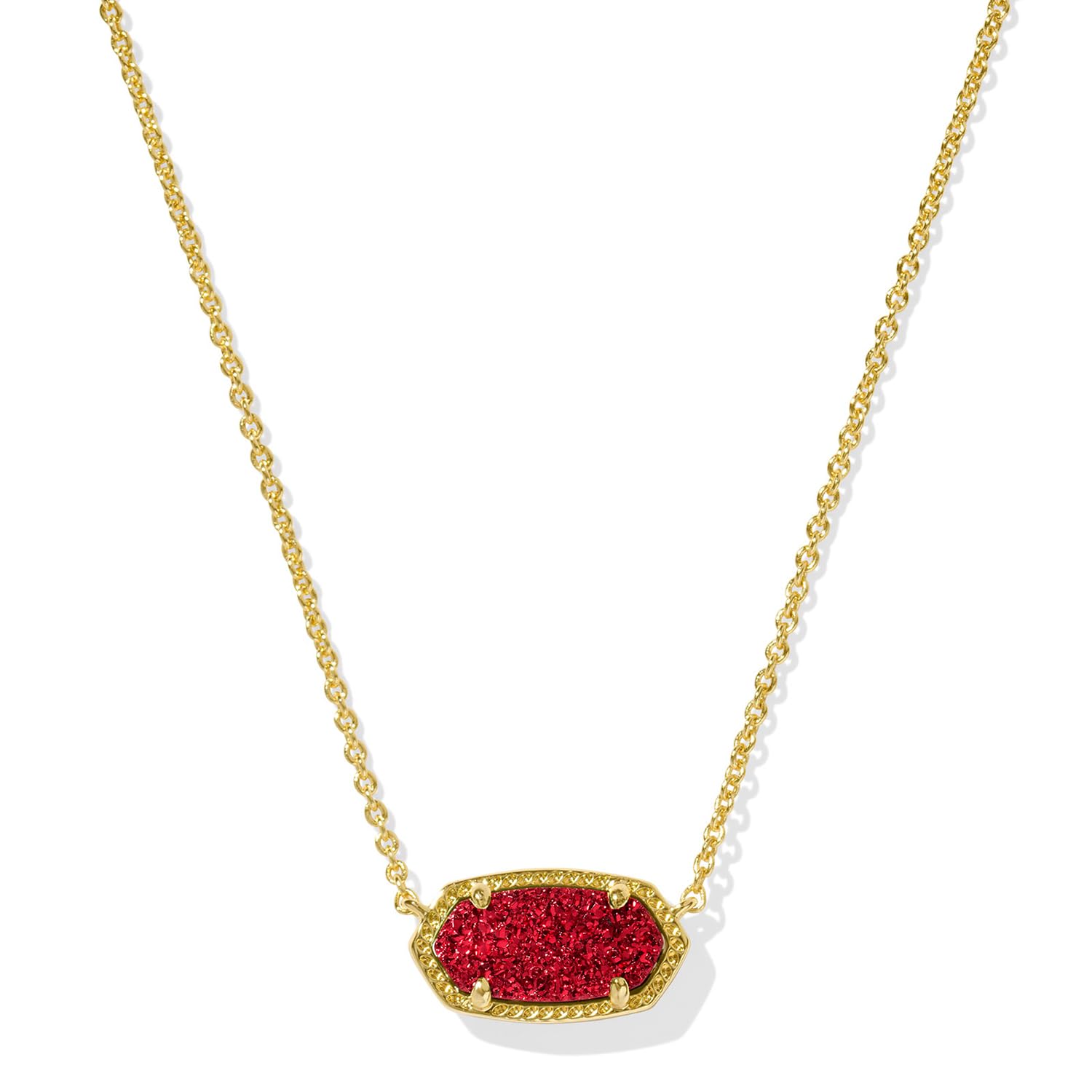 Kendra Scott Elisa Pendant Necklace for Women, Fashion Jewelry, 14k Gold-Plated
