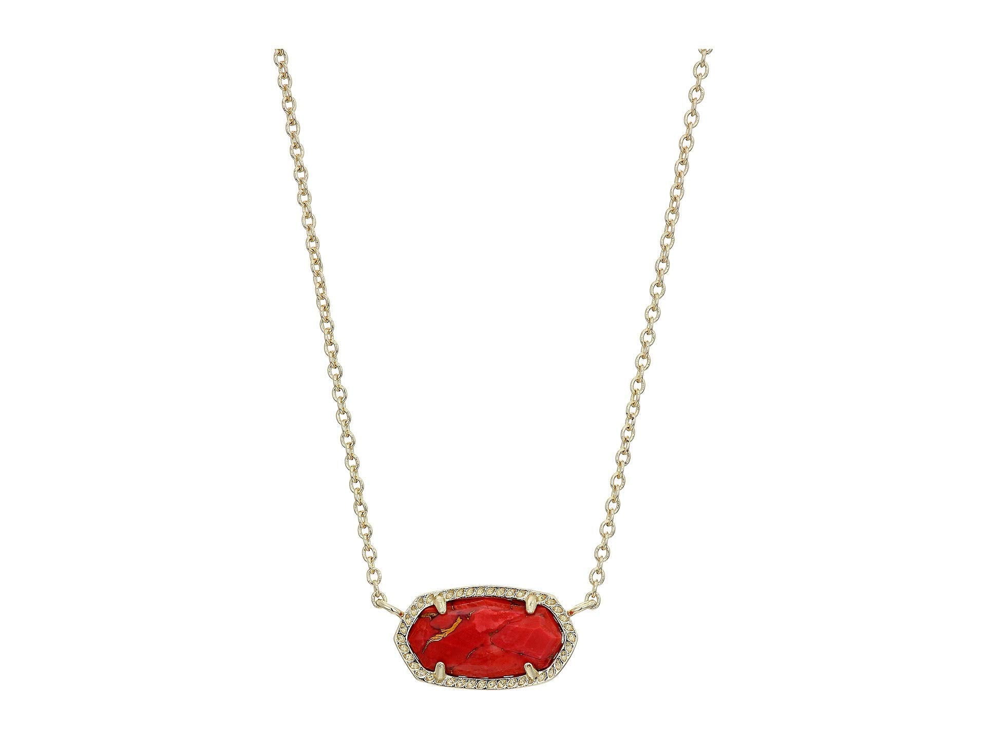 Kendra Scott Elisa Pendant Necklace for Women, Fashion Jewelry, 14k Gold-Plated