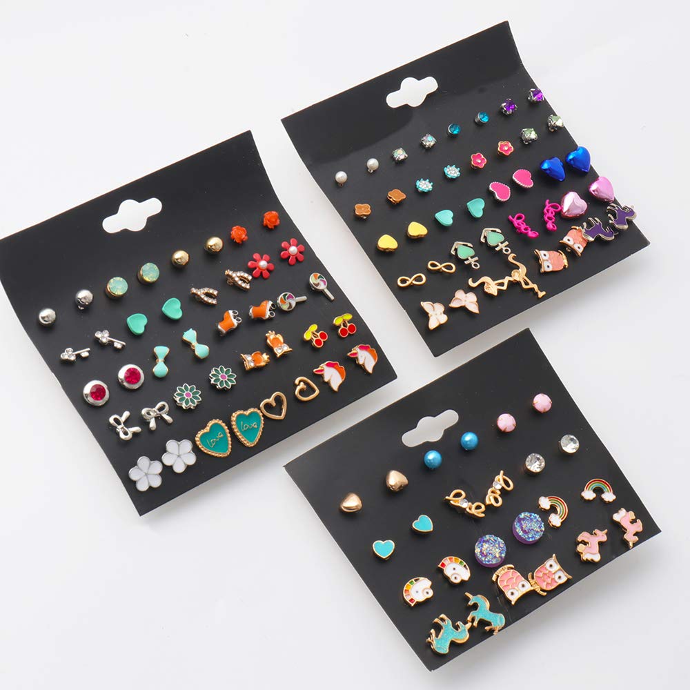 NEWITIN 69 Pieces Gold Jewelry Set for Women Fashion Costume Jewelry Gold Plated Necklace Bracelet Earrings Set for Women
