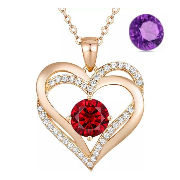 Popular 12 Birthstone Necklace For Women