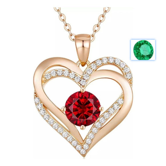 Popular 12 Birthstone Necklace For Women