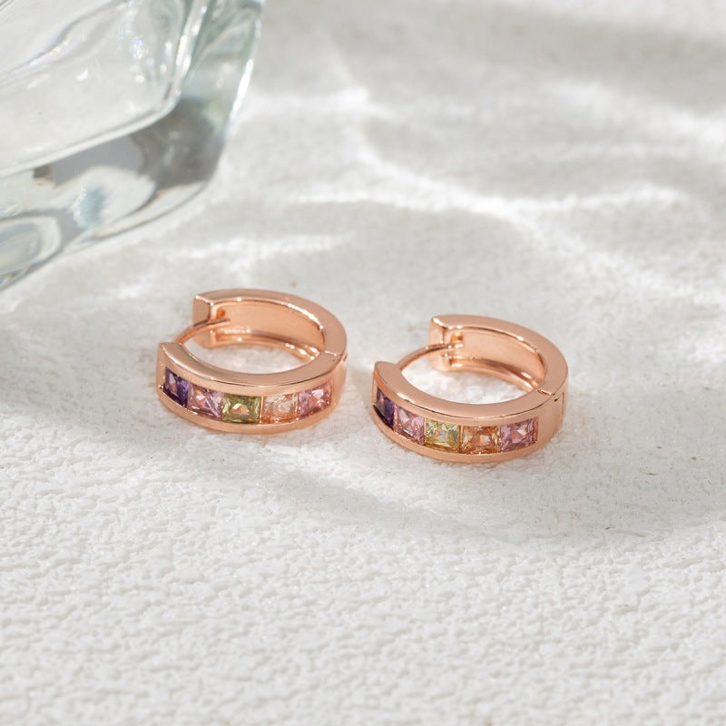 Women's European And American Fashion Cool Zircon Earrings