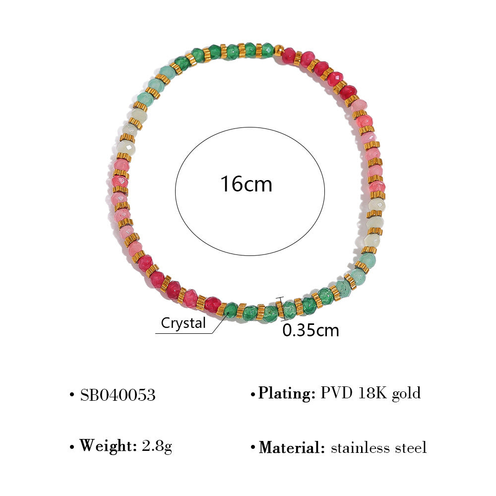 European And American New Thread Ring Stitching Open-ended Bracelet